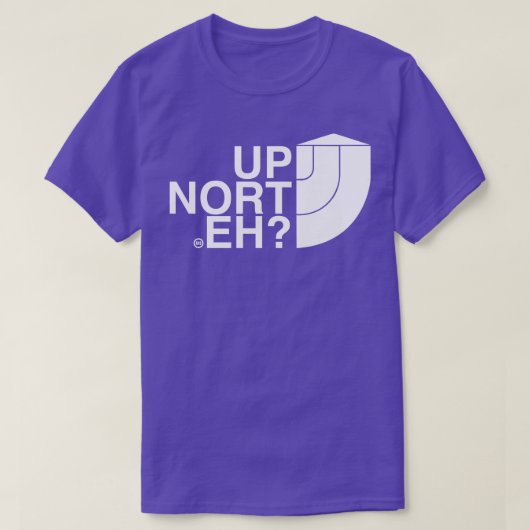 UP NORTH EH MICHIGAN T-SHIRT (Design voorkant)