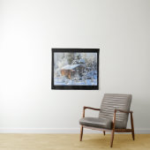 Up North Winter Cottage Wandkleed (In Situ (horizontaal))