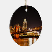 Up River Keramisch Ornament (Rechts)