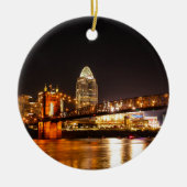 Up River Keramisch Ornament (Voorkant)