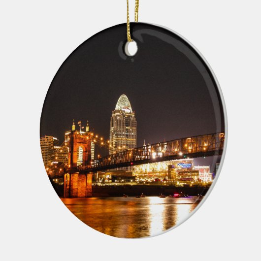 Up River Keramisch Ornament (Links)