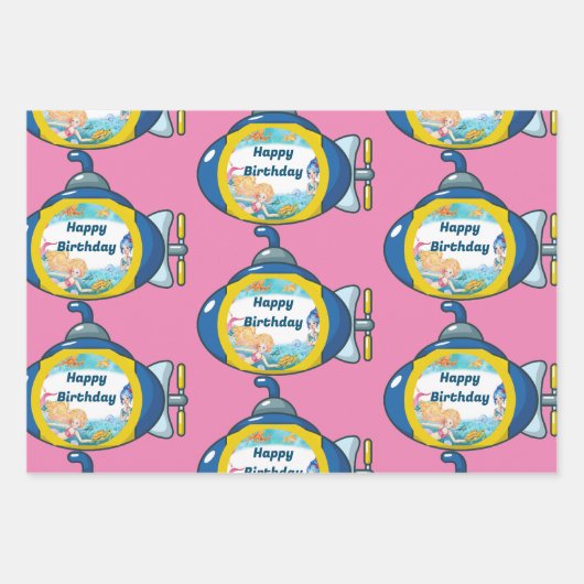 Up-Scope-onderzeeboot Inpakpapier Vel (Voorkant 3)