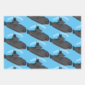 Up-Scope-onderzeeboot Inpakpapier Vel (Voorkant 2)