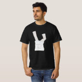 Up Side Down Broek Humanisme T-shirt (Voorkant volledig)