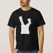 Up Side Down Broek Humanisme T-shirt (Voorkant)