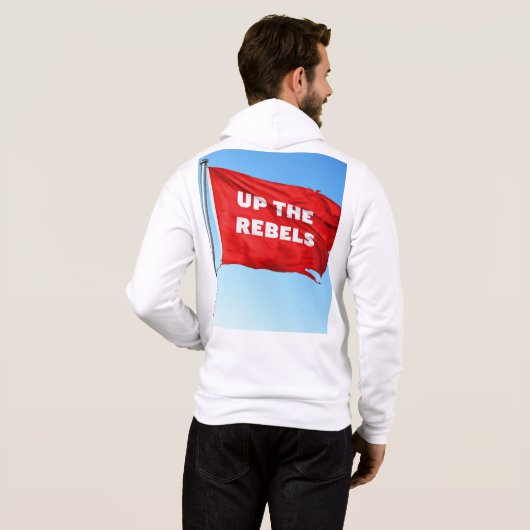 Up the Rebels Full-Zip Hoodie (Achterkant volledig)