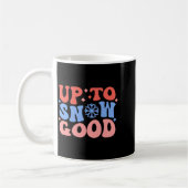 Up To Snow Good Fun Winter Design Koffiemok (Links)