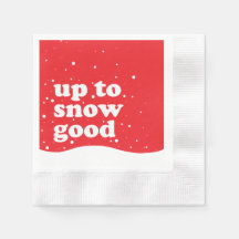 Up to Snow Good - Schattigee Xmas Papier servet