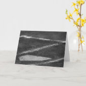 Up to the Plate (Black and White) Card Kaart (Gele Bloem)