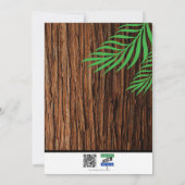 Up Uil Nacht Lang Verjaardagsfeest Kaart (Achterkant)