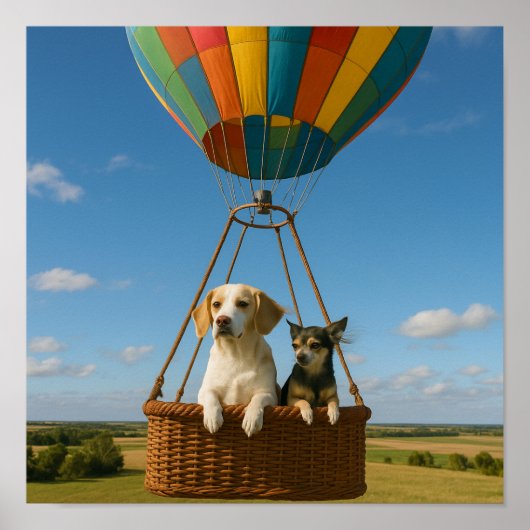 "Up, Up and Away" Poster (Voorkant)