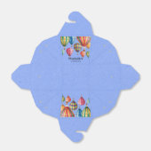 Up Up & Away 1st. Birthday Party Bedankdoosjes (Uitgevouwen)