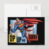 Up, Up & Away Briefkaart (Voorkant / Achterkant)