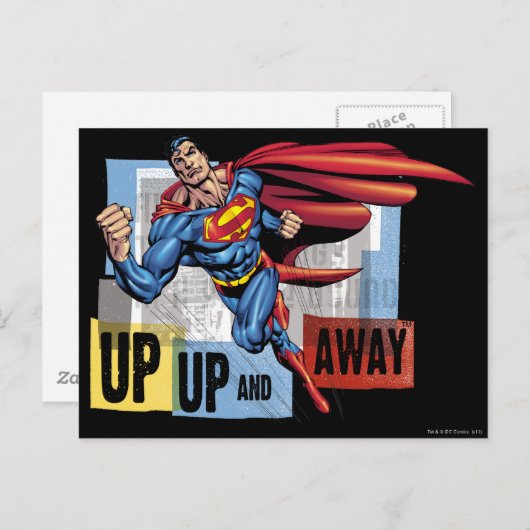 Up, Up & Away Briefkaart (Voorkant / Achterkant)