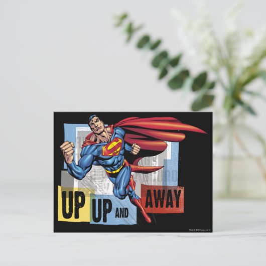 Up, Up & Away Briefkaart (Staand voorkant)