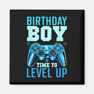 Up Verjaardagsjongen Matching Gamer Party - Clic F Magneet