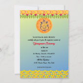 Upanayanam aka Hindoestaanse Heilige Draad Janeu C Kaart (Voorkant)