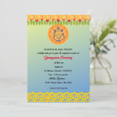 Upanayanam aka Hindoestaanse Heilige Draad Janeu C Kaart (Staand voorkant)