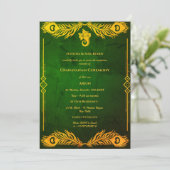 Upanayanam aka Hindoestaanse Heilige Draad Janeu C Kaart (Staand voorkant)