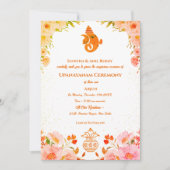 Upanayanam aka Hindoestaanse Heilige Draad Janeu C Kaart (Voorkant)