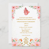 Upanayanam aka Hindoestaanse Heilige Draad Janeu C Kaart (Voorkant)