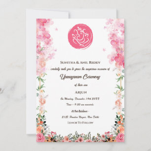 Upanayanam aka Hindoestaanse Heilige Draad Janeu C Kaart