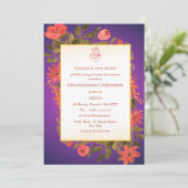 Upanayanam aka Hindoestaanse Heilige Draad Janeu C Kaart (Staand voorkant)