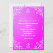 Upanayanam aka Hindoestaanse Heilige Draad Janeu C Kaart (Voorkant)