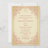 Upanayanam aka Hindoestaanse Heilige Draad Janeu C Kaart (Voorkant)