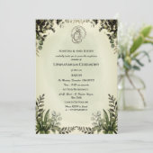 Upanayanam aka Hindoestaanse Heilige Draad Janeu C Kaart (Staand voorkant)