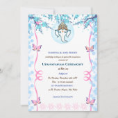 Upanayanam aka Hindoestaanse Heilige Draad Janeu C Kaart (Voorkant)