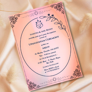 Upanayanam aka Hindoestaanse Heilige Draad Janeu C Kaart