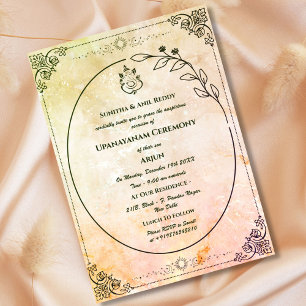 Upanayanam aka Hindoestaanse Heilige Draad Janeu C Kaart