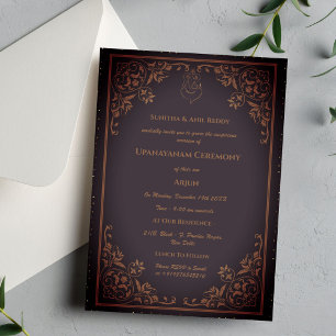 Upanayanam aka Hindoestaanse Heilige Draad Janeu C Kaart