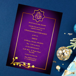 Upanayanam aka Hindoestaanse Heilige Draad Janeu C Kaart