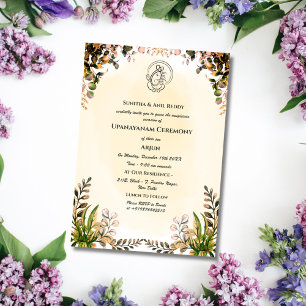 Upanayanam aka Hindoestaanse Heilige Draad Janeu C Kaart