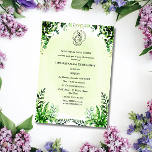 Upanayanam aka Hindoestaanse Heilige Draad Janeu C Kaart