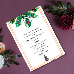 Upanayanam aka Hindoestaanse Heilige Draad Janeu C Kaart