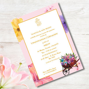 Upanayanam aka Hindoestaanse Heilige Draad Janeu C Kaart