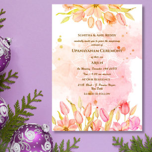 Upanayanam aka Hindoestaanse Heilige Draad Janeu C Kaart