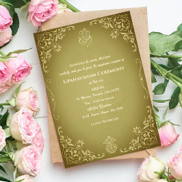 Upanayanam aka Hindoestaanse Heilige Draad Janeu C Kaart