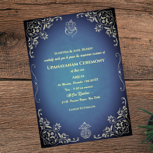 Upanayanam aka Hindoestaanse Heilige Draad Janeu C Kaart