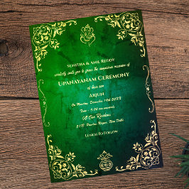 Upanayanam aka Hindoestaanse Heilige Draad Janeu C Kaart