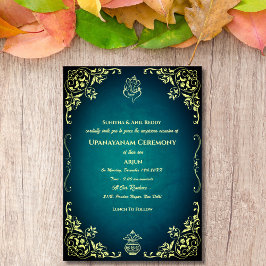 Upanayanam aka Hindoestaanse Heilige Draad Janeu C Kaart