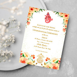 Upanayanam aka Hindoestaanse Heilige Draad Janeu C Kaart