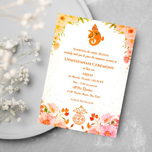 Upanayanam aka Hindoestaanse Heilige Draad Janeu C Kaart