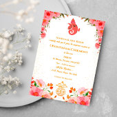 Upanayanam aka Hindoestaanse Heilige Draad Janeu C Kaart