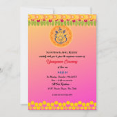 Upanayanam aka Hindoestaanse Heilige Draad Janeu C Kaart (Voorkant)