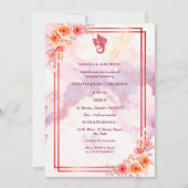 Upanayanam aka Hindoestaanse Heilige Draad Janeu C Kaart (Voorkant)