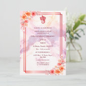 Upanayanam aka Hindoestaanse Heilige Draad Janeu C Kaart (Staand voorkant)